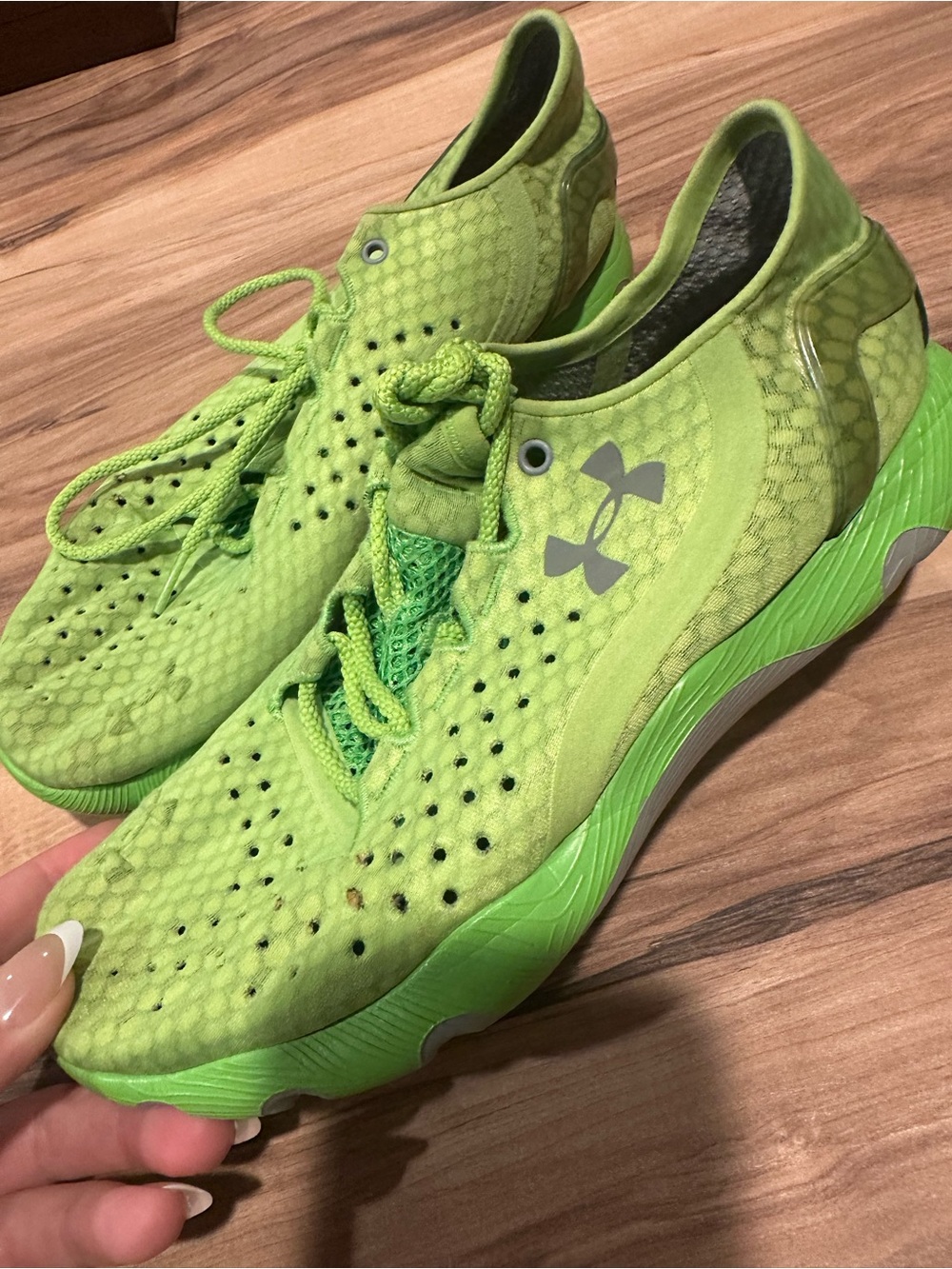 Under Armour Women's Bright Green Training Sneakers